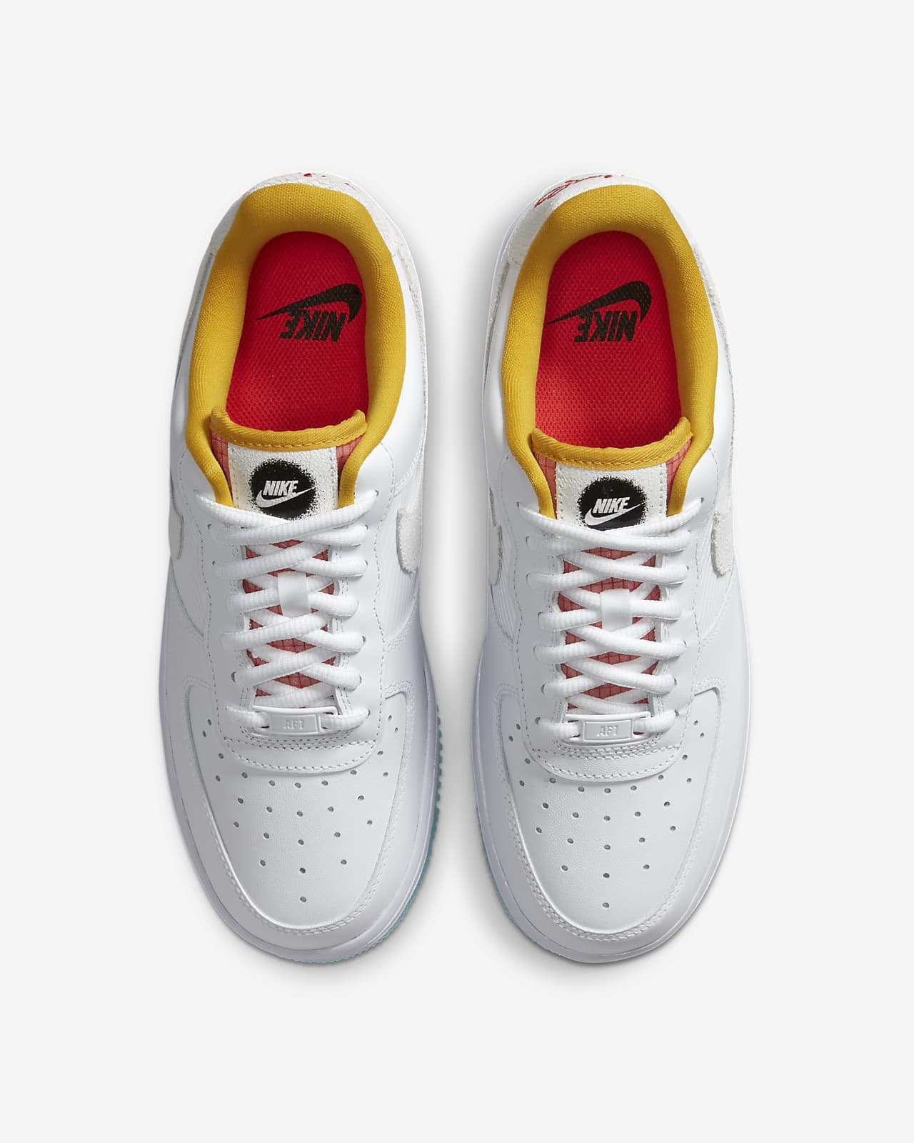 Nike Air Force 1 Low "White Dark Sulfu"