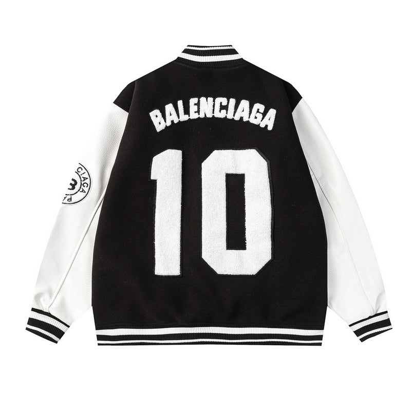 Varsity Jacket | Balenciaga | Black/White