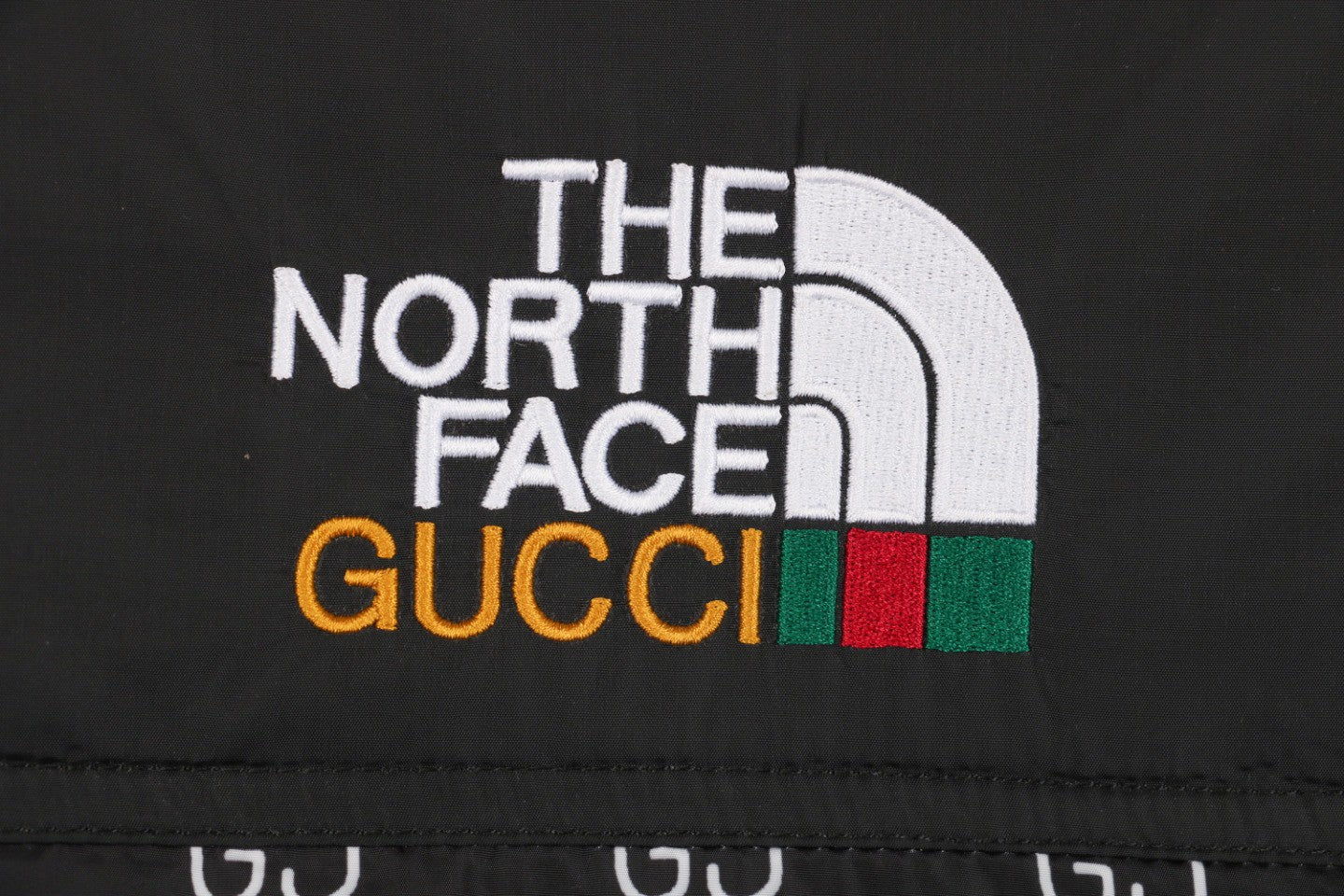 The North Face x Gucci Puffer Jacket Inspired – Monogram Black Edition