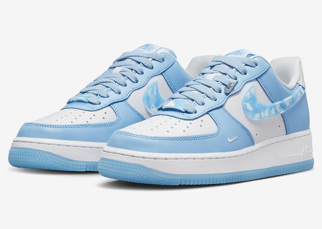 Nike Air Force 1 Low Nail Art "White/Blue"