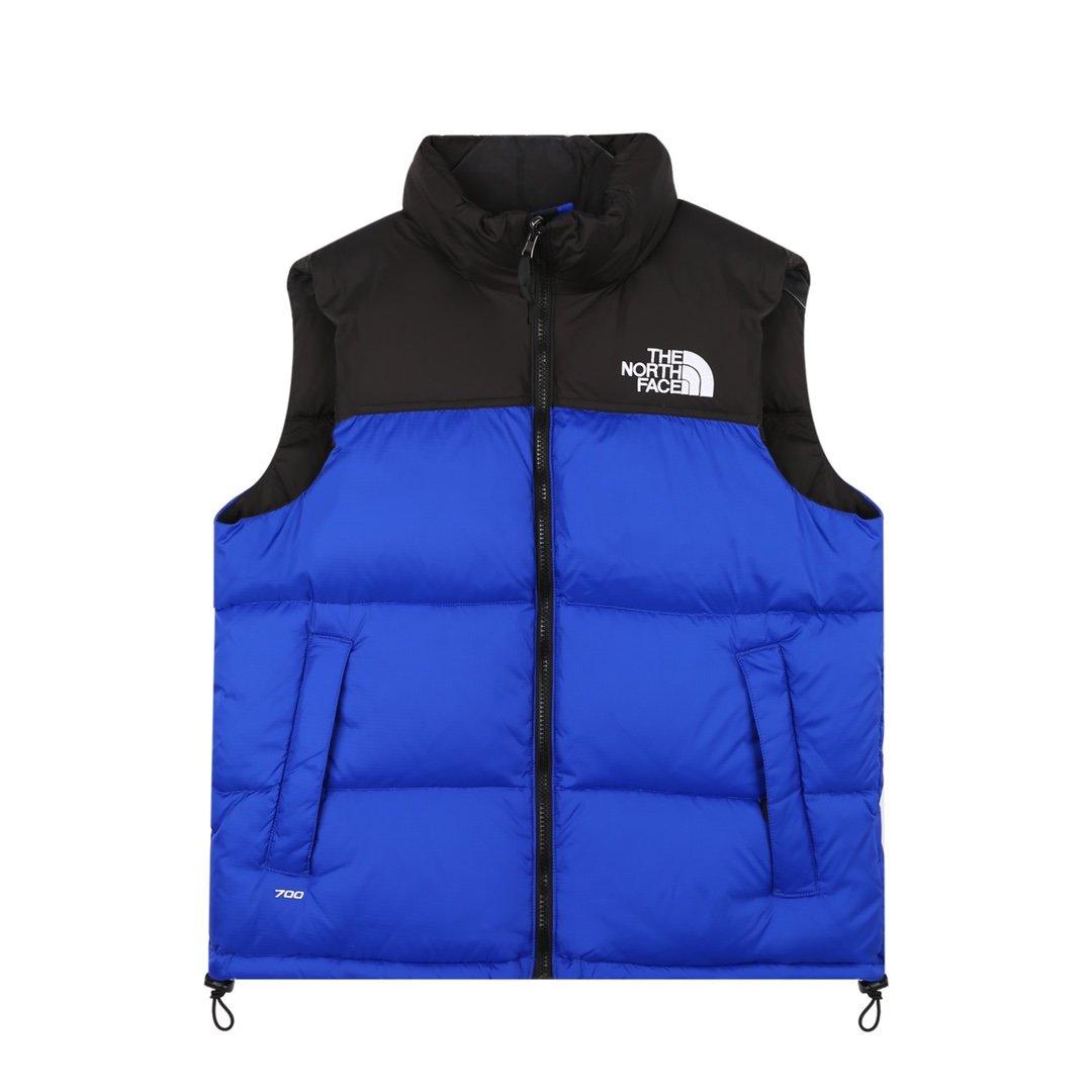The North Face 1996 Retro Nuptse Vest “Bolt Blue” – Essência clássica, visual impactante