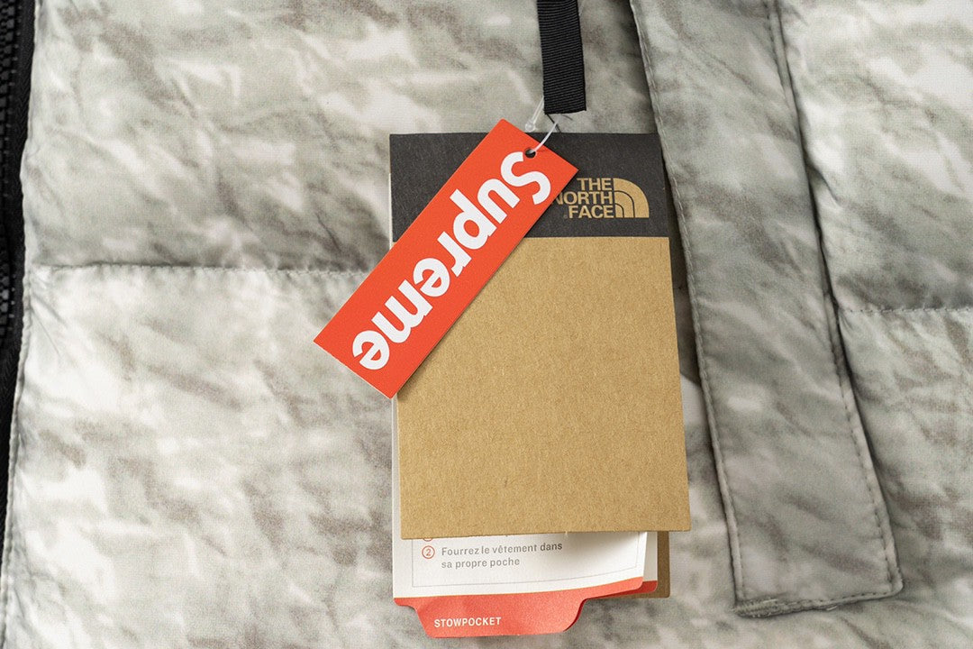 Supreme x The North Face Nuptse Jacket Inspired – Ice Camo Edition