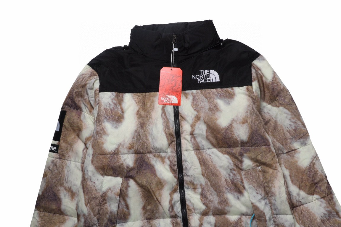 Supreme x The North Face Nuptse Jacket Inspired – Fur Print Edition