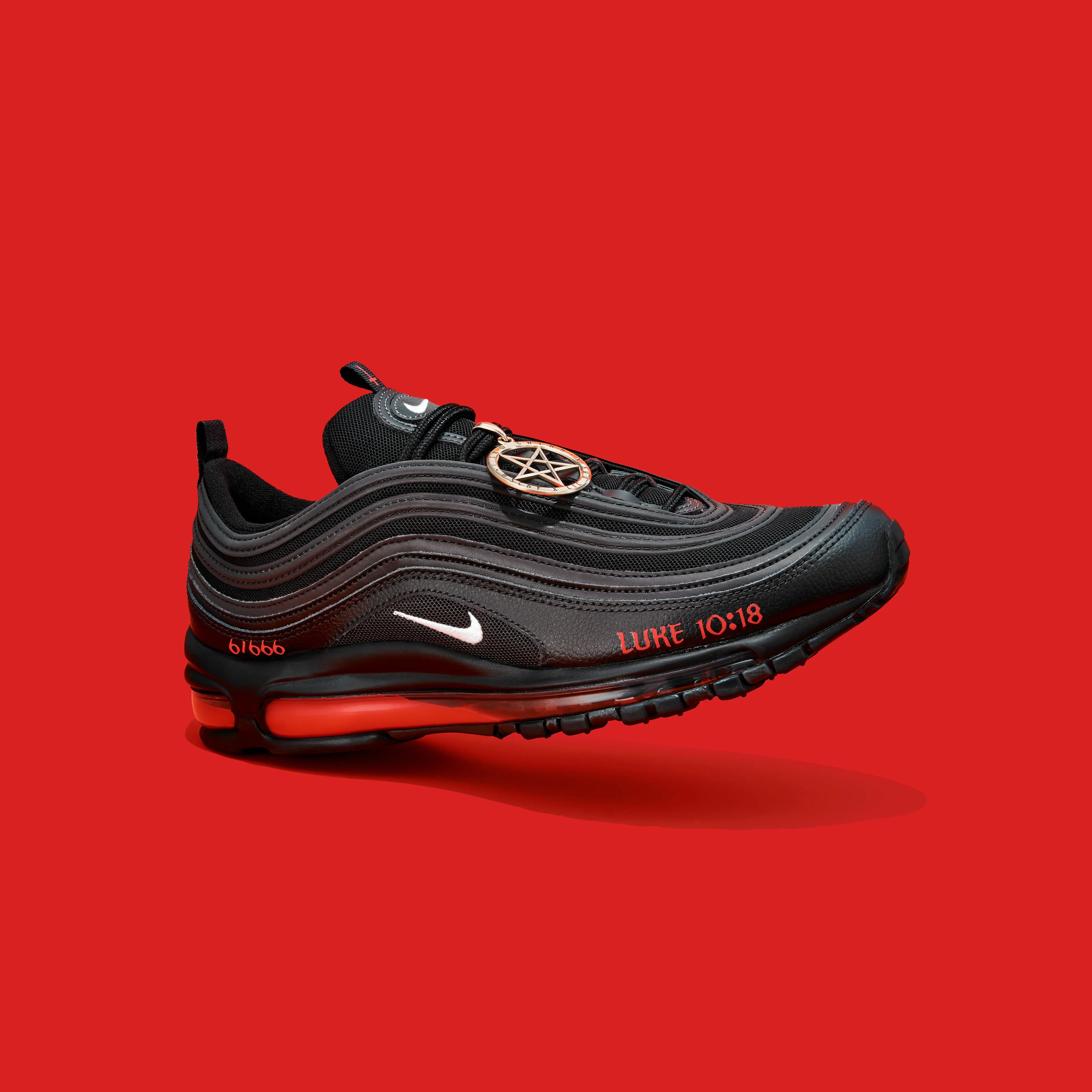 Nike Air Max 97 MSCHF x "Satan Shoes"