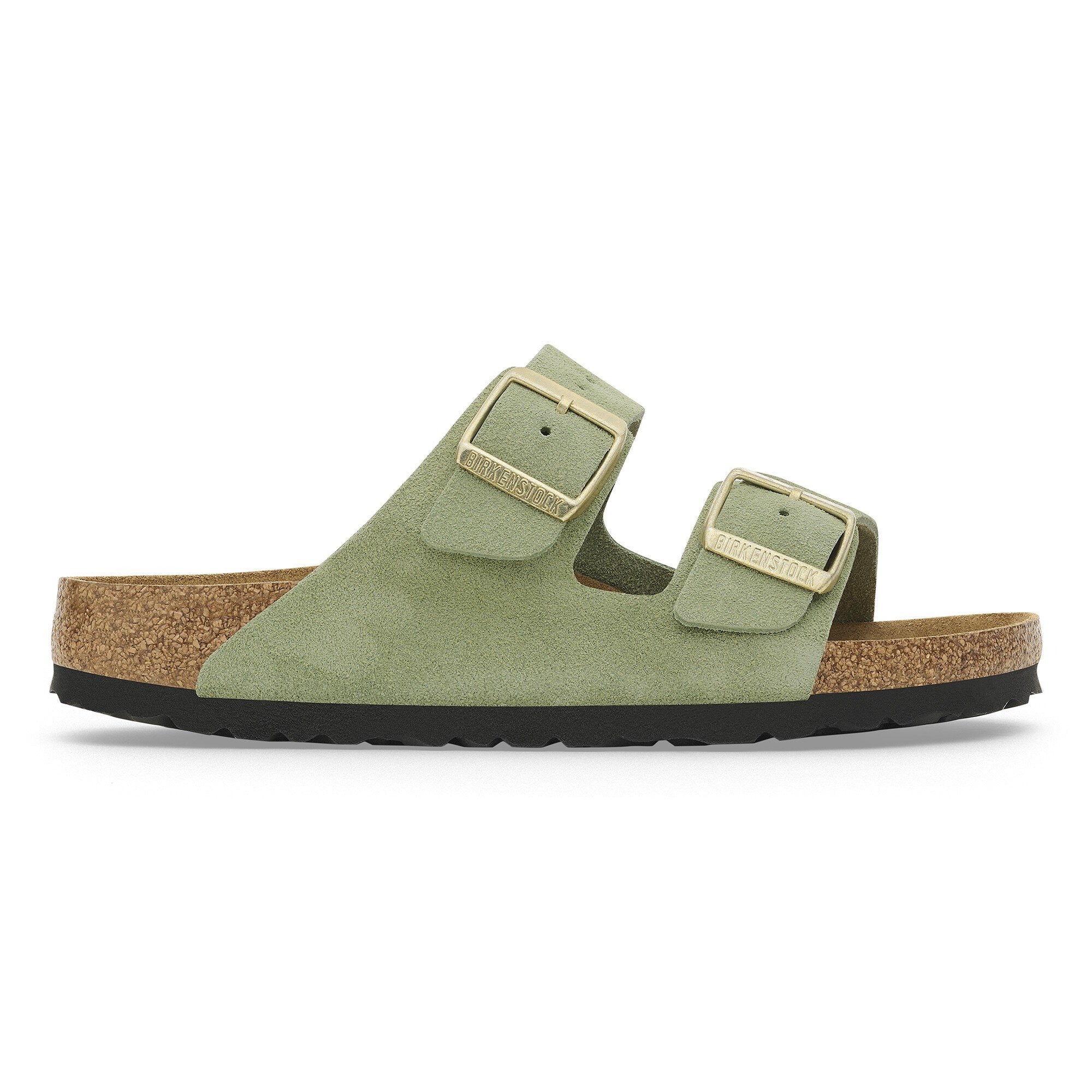 Birkenstock Arizona Suede Leather - Green Tea