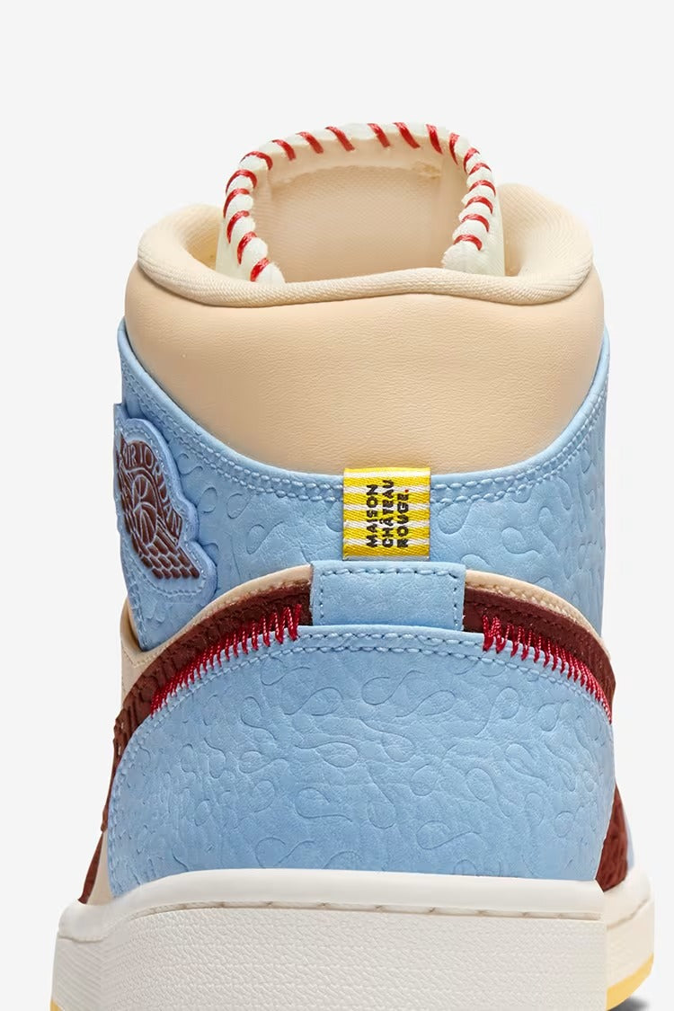 Nike Air Jordan 1 Mid Fearless Maison Chateau Rouge