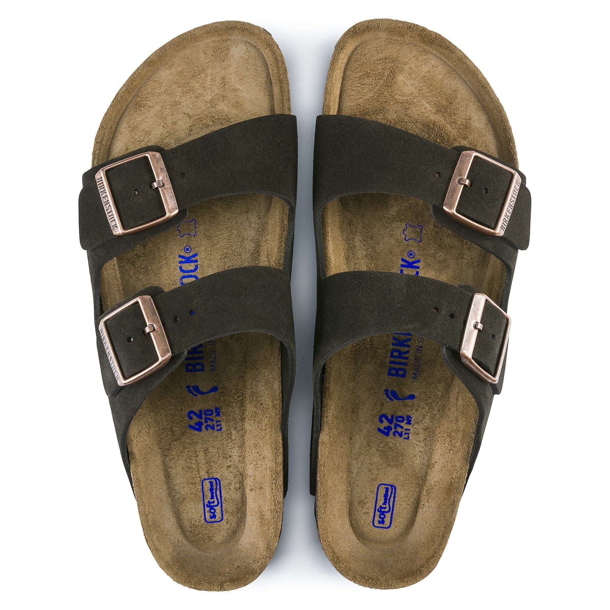 Birkenstock Arizona Suede Leather - Mocha