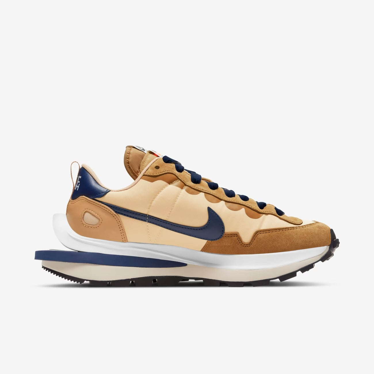 Nike x sacai VaporWaffle Sesame and Blue Void