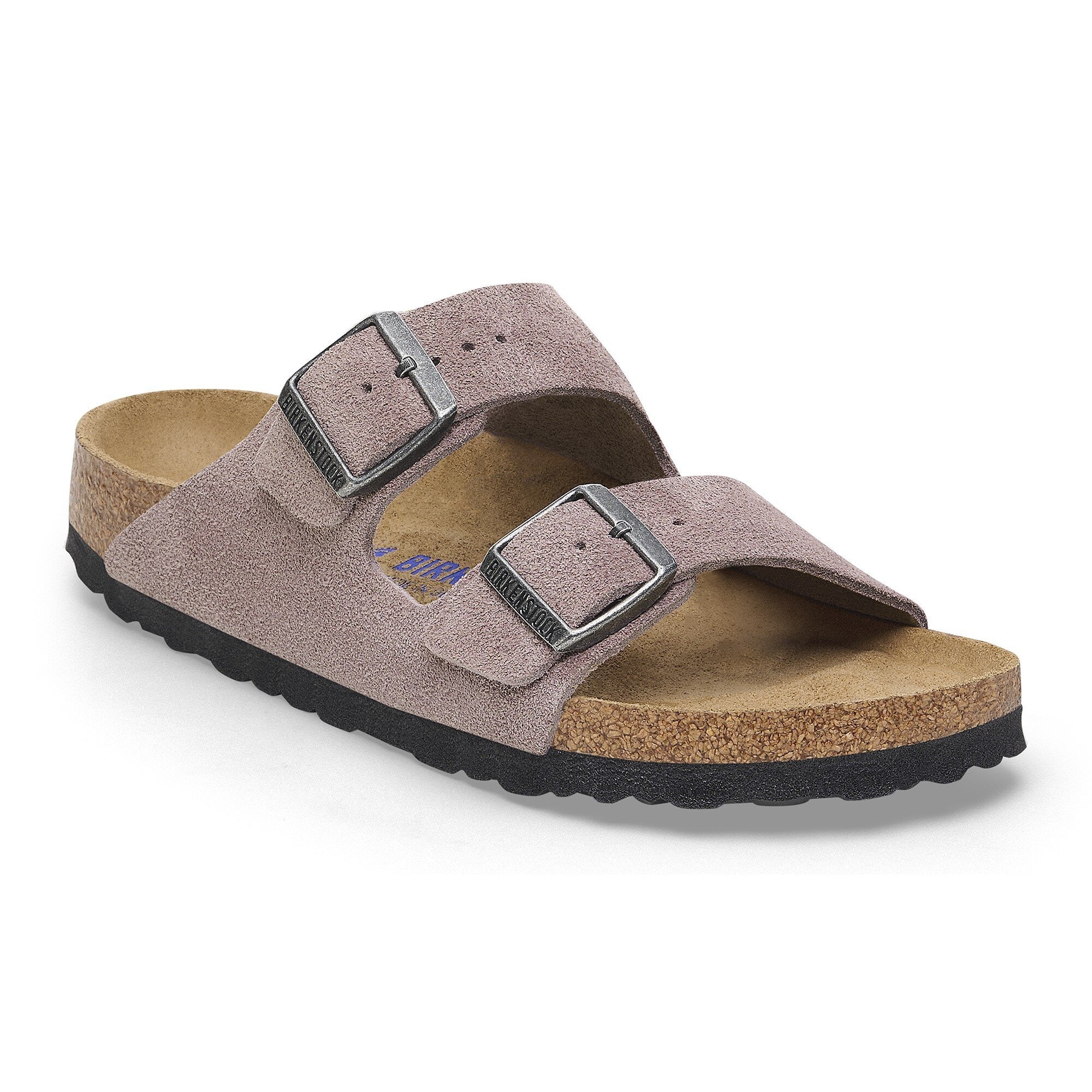 Birkenstock Arizona Suede Leather - Faded Purple