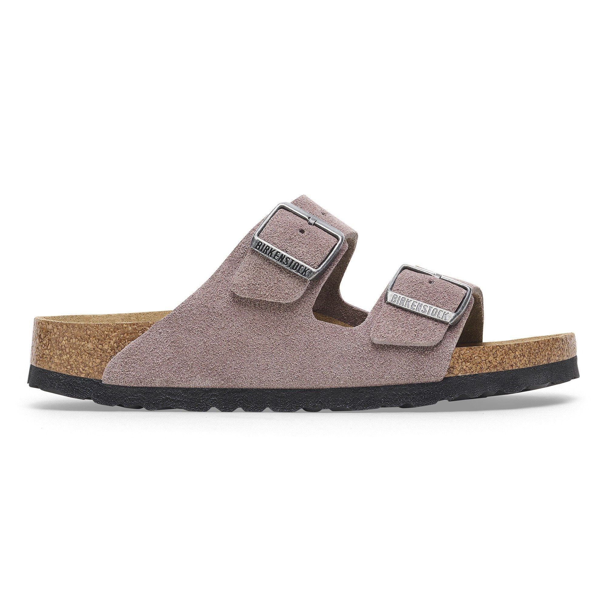 Birkenstock Arizona Suede Leather - Faded Purple