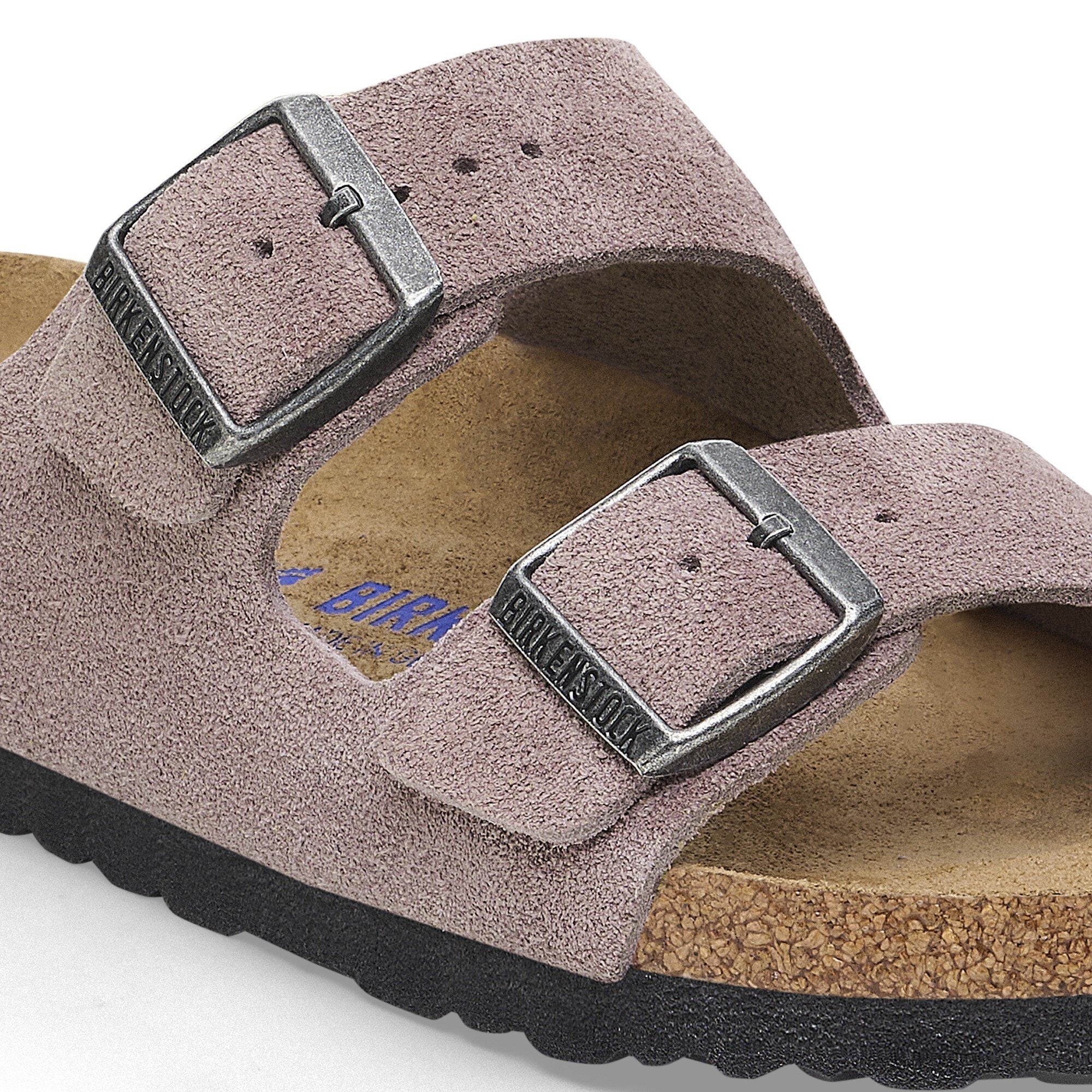 Birkenstock Arizona Suede Leather - Faded Purple