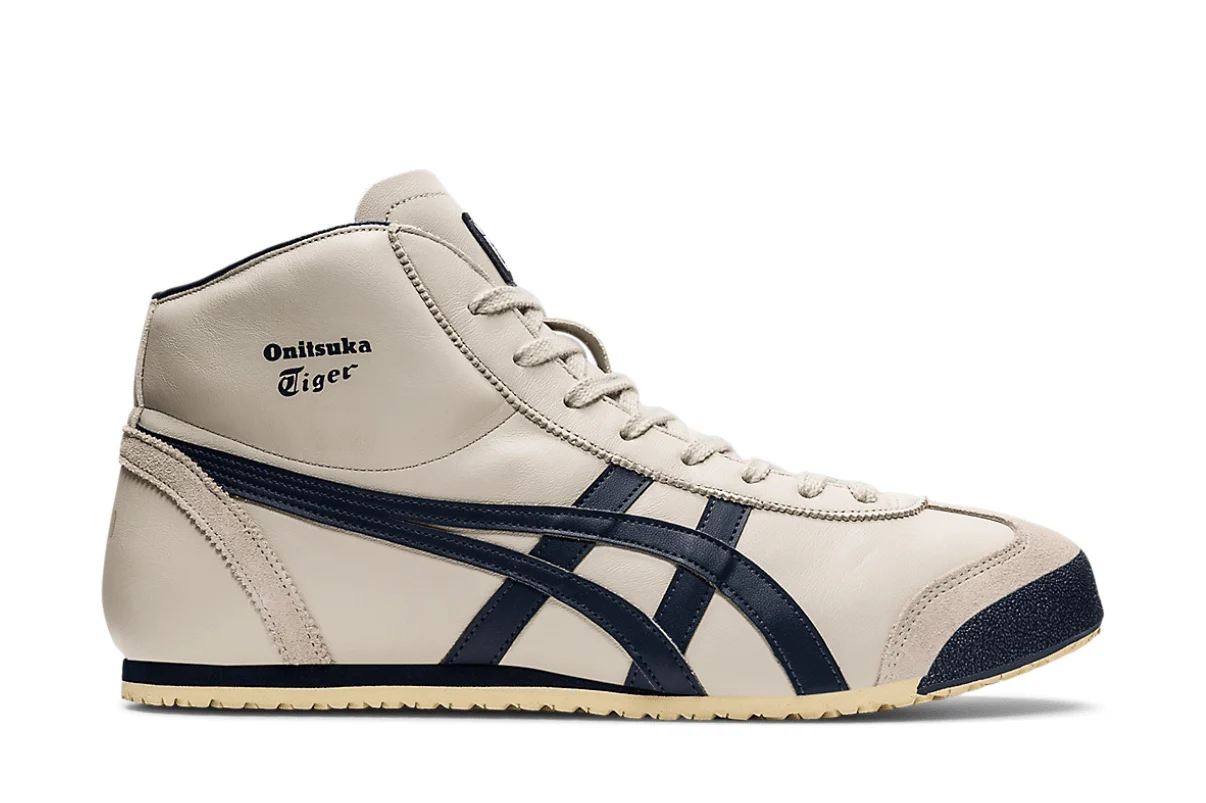 Onitsuka Tiger Mexico Mid Runner Birch/Indian Ink Bege
