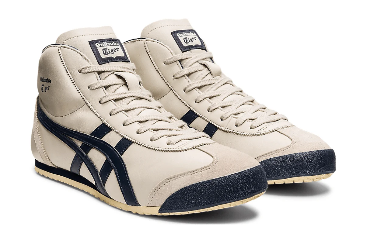 Onitsuka Tiger Mexico Mid Runner Birch/Indian Ink Bege