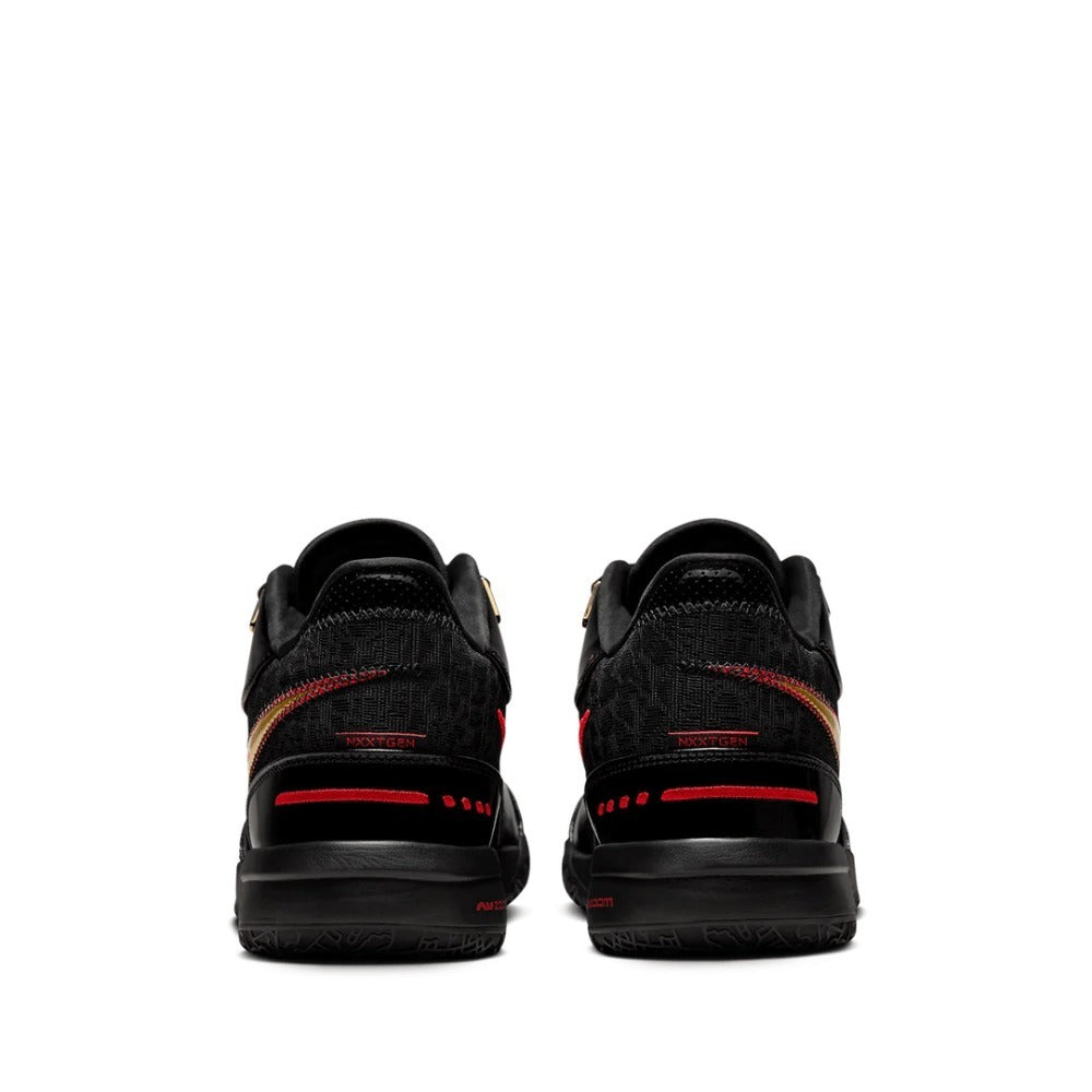Nike Zoom LeBron NXXT Gen AMPD EP Black and Metallic Gold