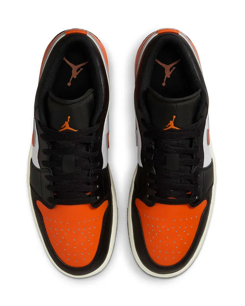 Air Jordan 1 Low Black White Sail Starfish