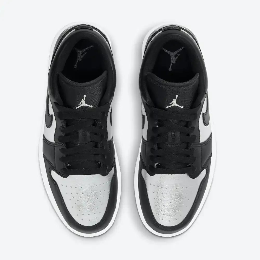 Nike Air Jordan 1 Low "Black Metallic Silver"
