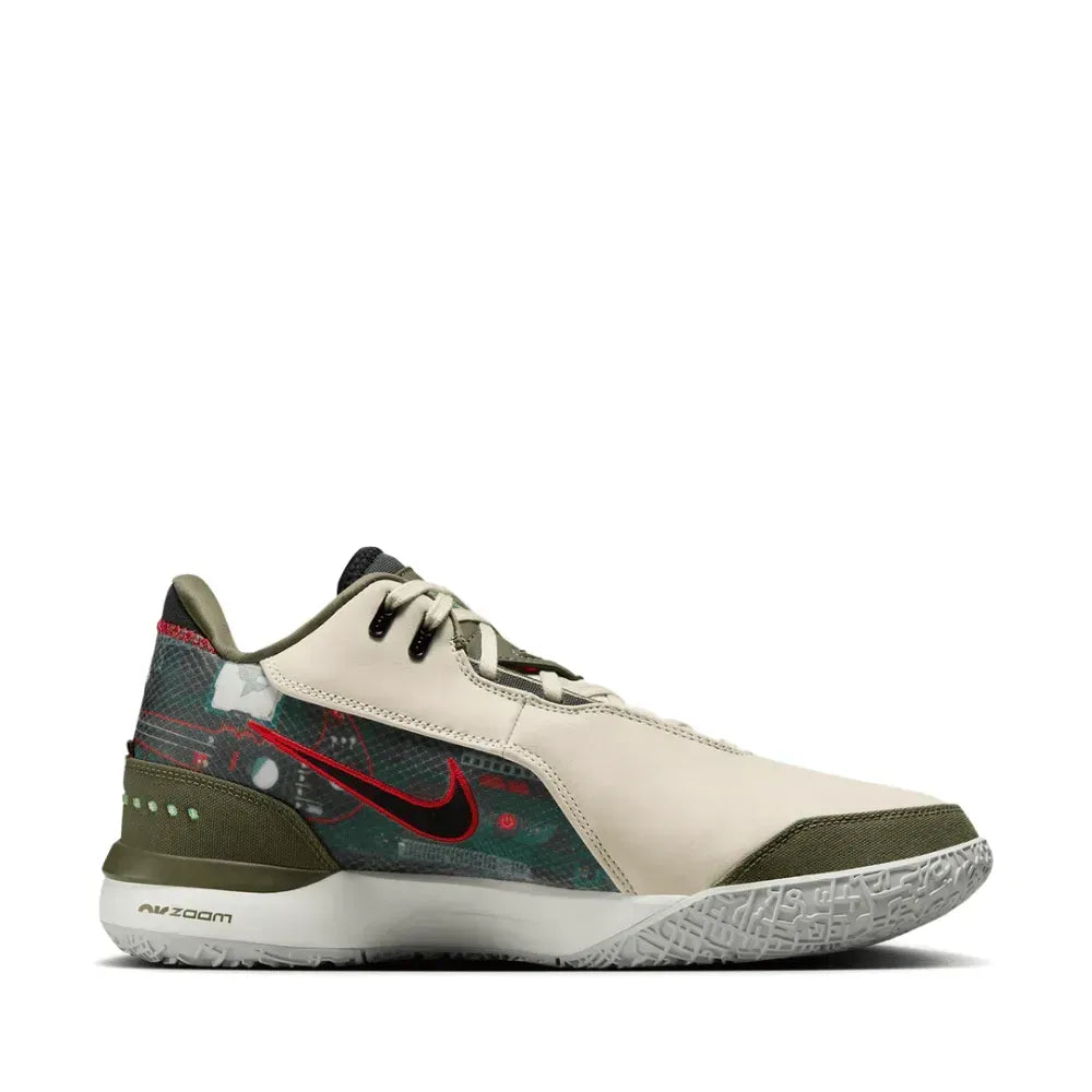 FaZe Clan x Nike Zoom LeBron NXXT Gen AMPD Light Cream Black Medium Olive