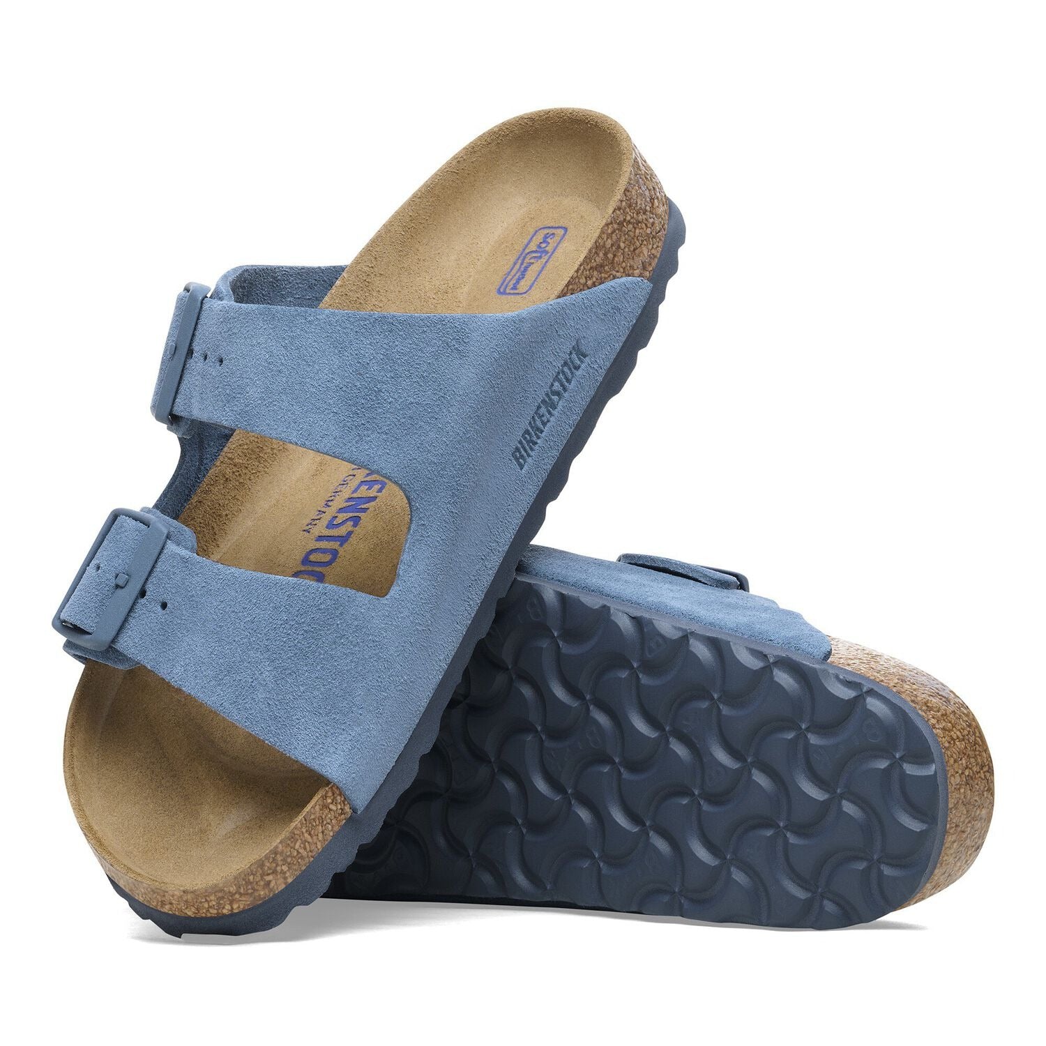 Birkenstock Arizona Suede Leather - Elemental Blue