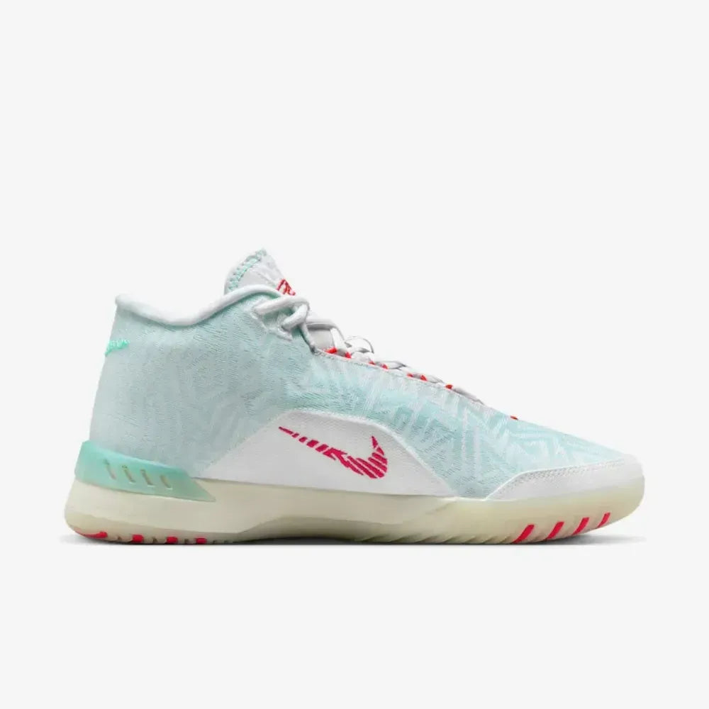 Nike LeBron NXXT Genisus White Aurora Green Siren Red Aegean Storm