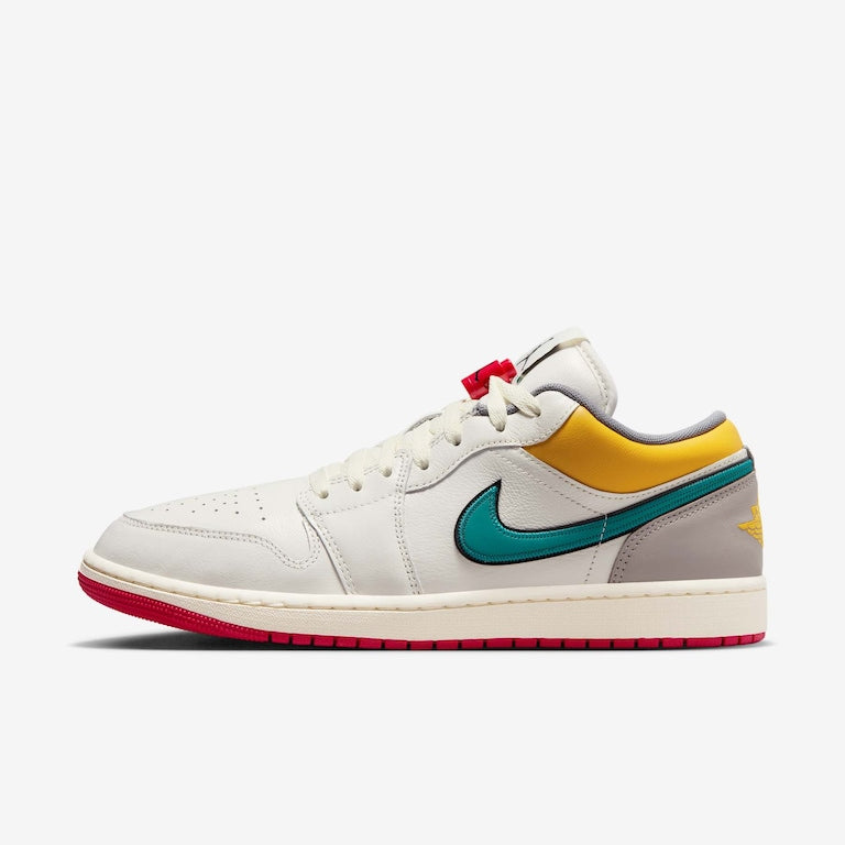 Nike Air Jordan 1 Low Premium Sail and Yellow Ochre