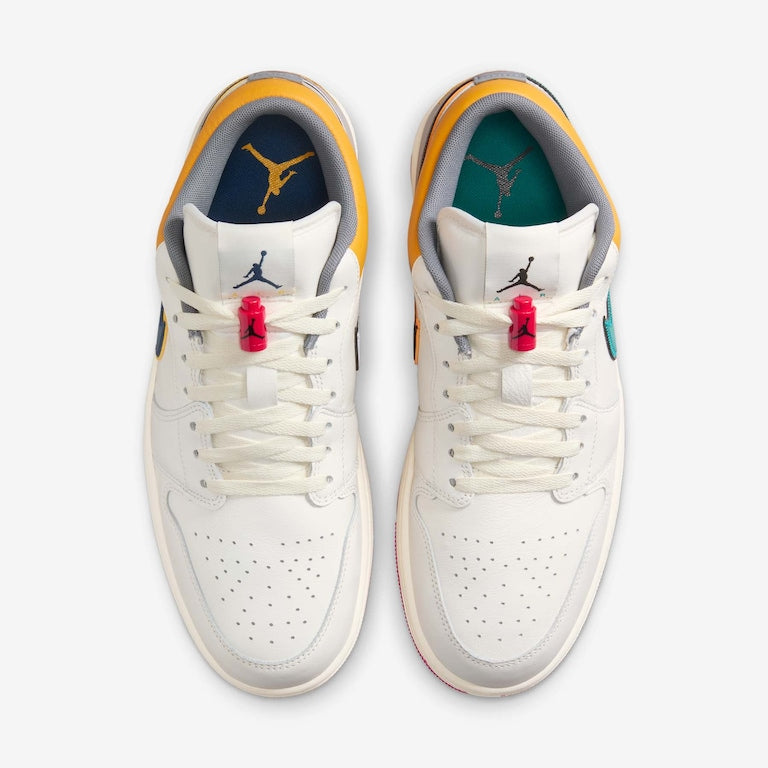 Nike Air Jordan 1 Low Premium Sail and Yellow Ochre