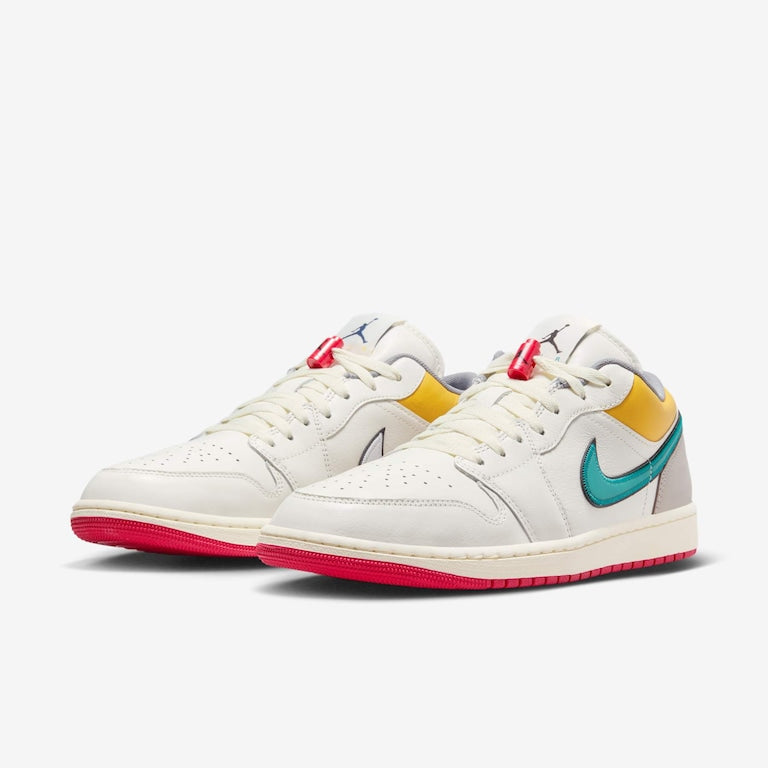 Nike Air Jordan 1 Low Premium Sail and Yellow Ochre