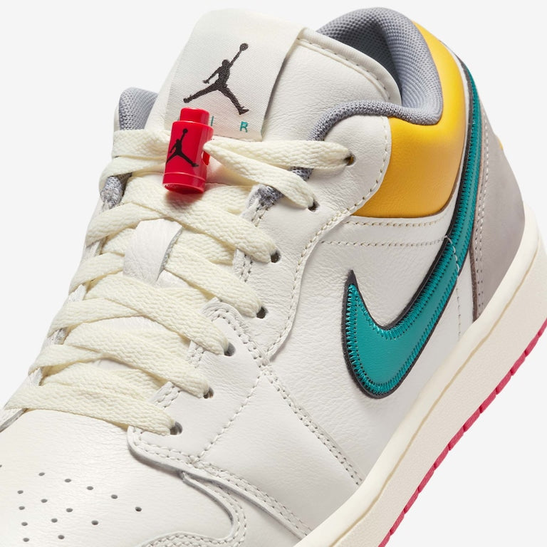 Nike Air Jordan 1 Low Premium Sail and Yellow Ochre