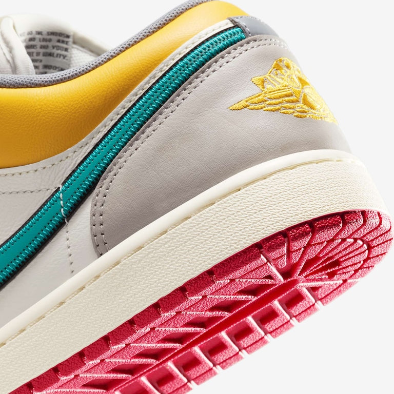Nike Air Jordan 1 Low Premium Sail and Yellow Ochre