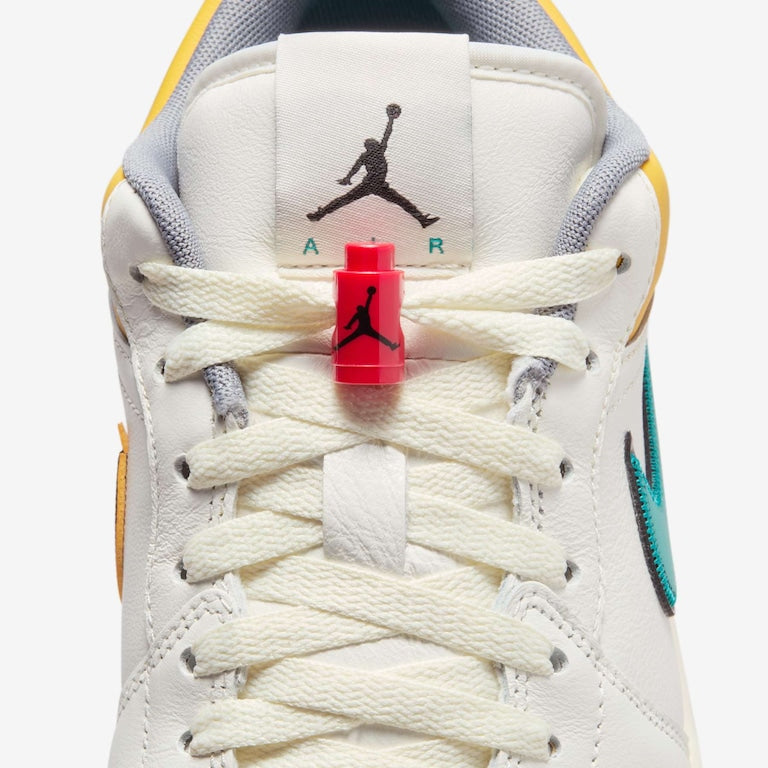 Nike Air Jordan 1 Low Premium Sail and Yellow Ochre