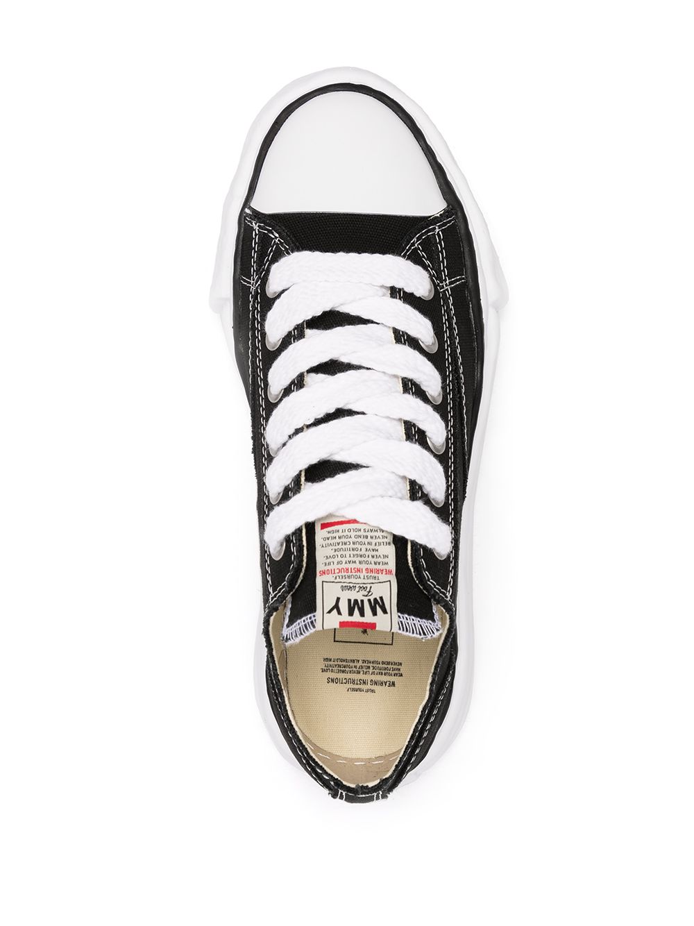 Maison Mihara Yasuhiro Peterson 23 OG Sole Canvas Low "Black White"