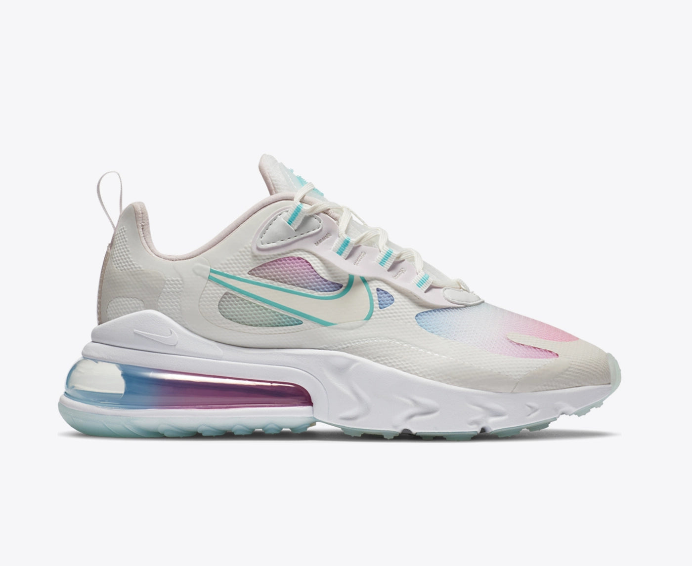 Nike Air Max 270 React Summit White Bleached Aqua