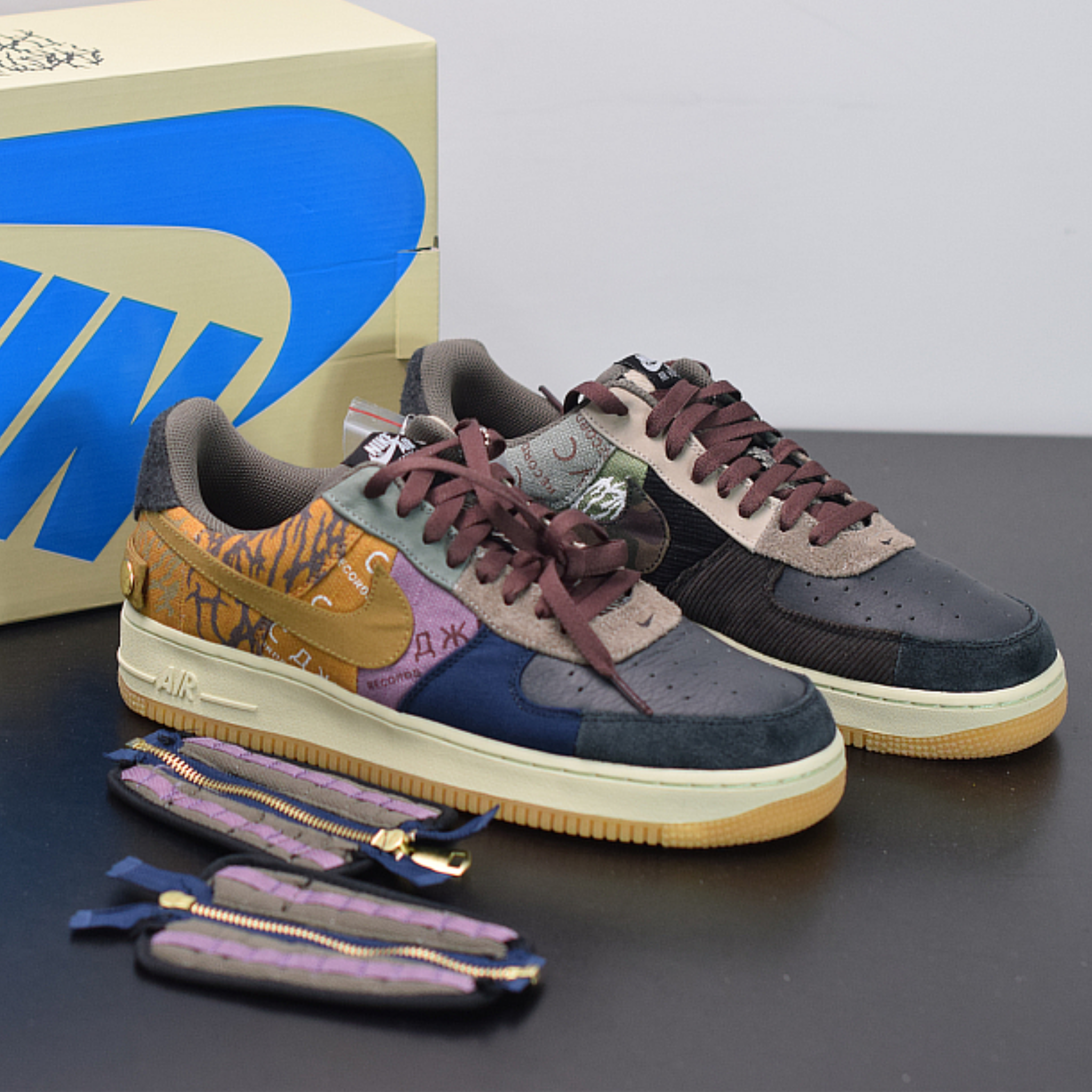 Travis scott x nike air force 1 cactus jack best sale