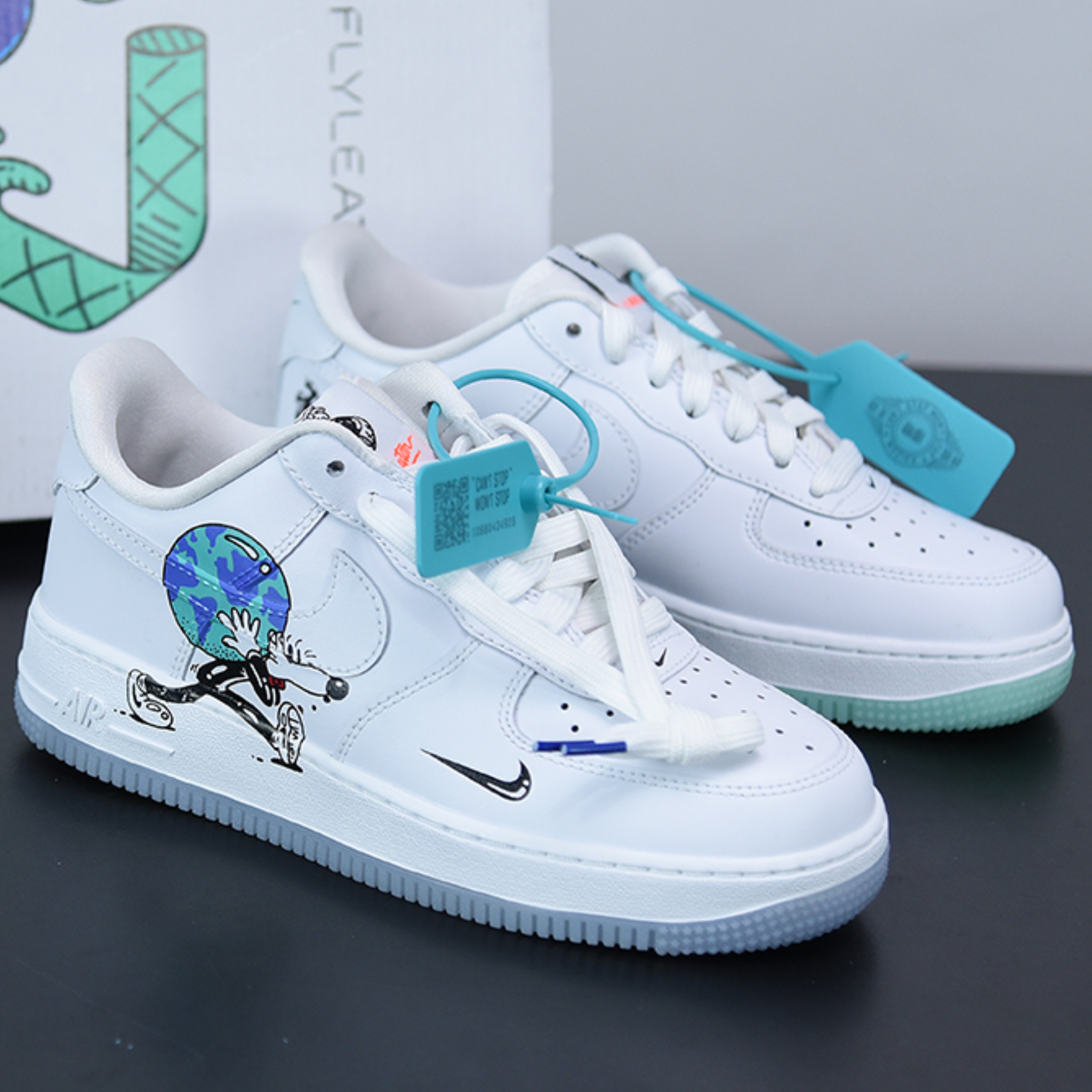 Nike air force 1 qs flyleather deals