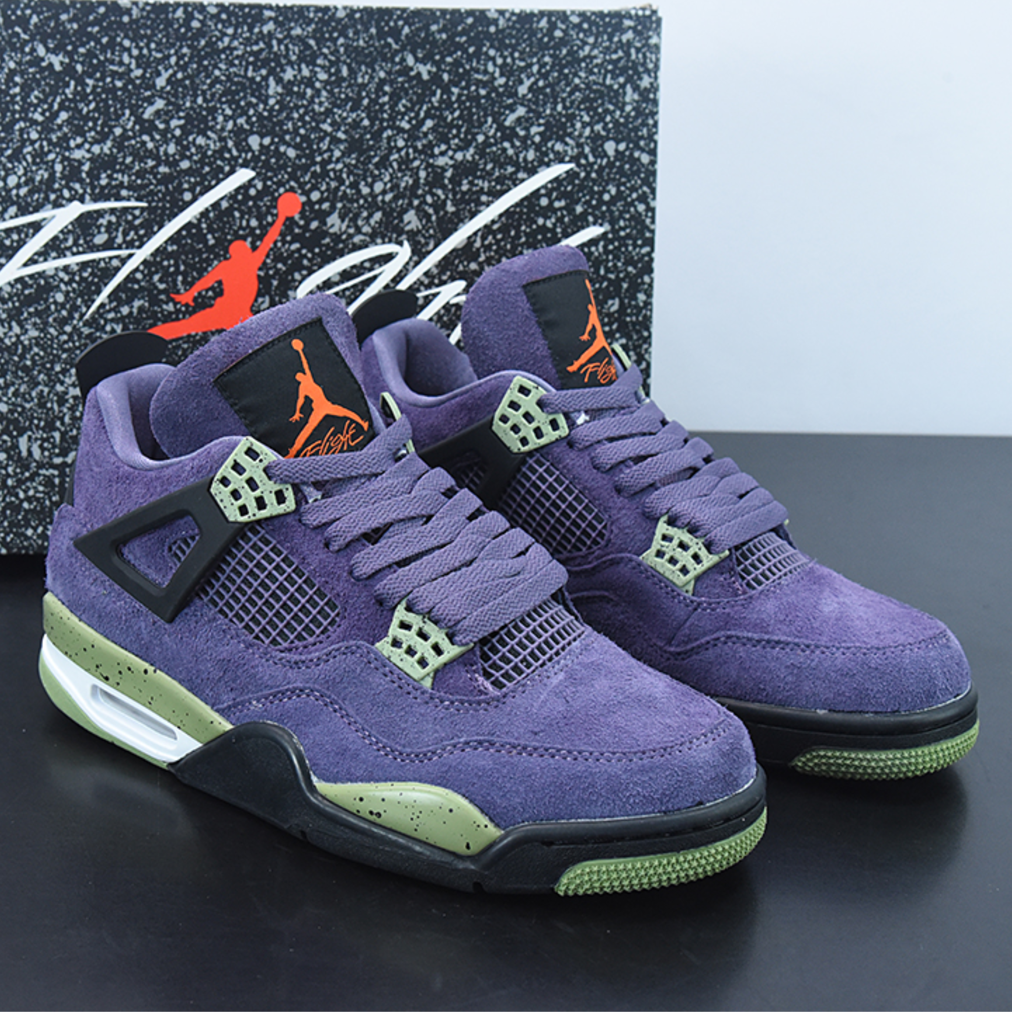 Nike purple top jordans