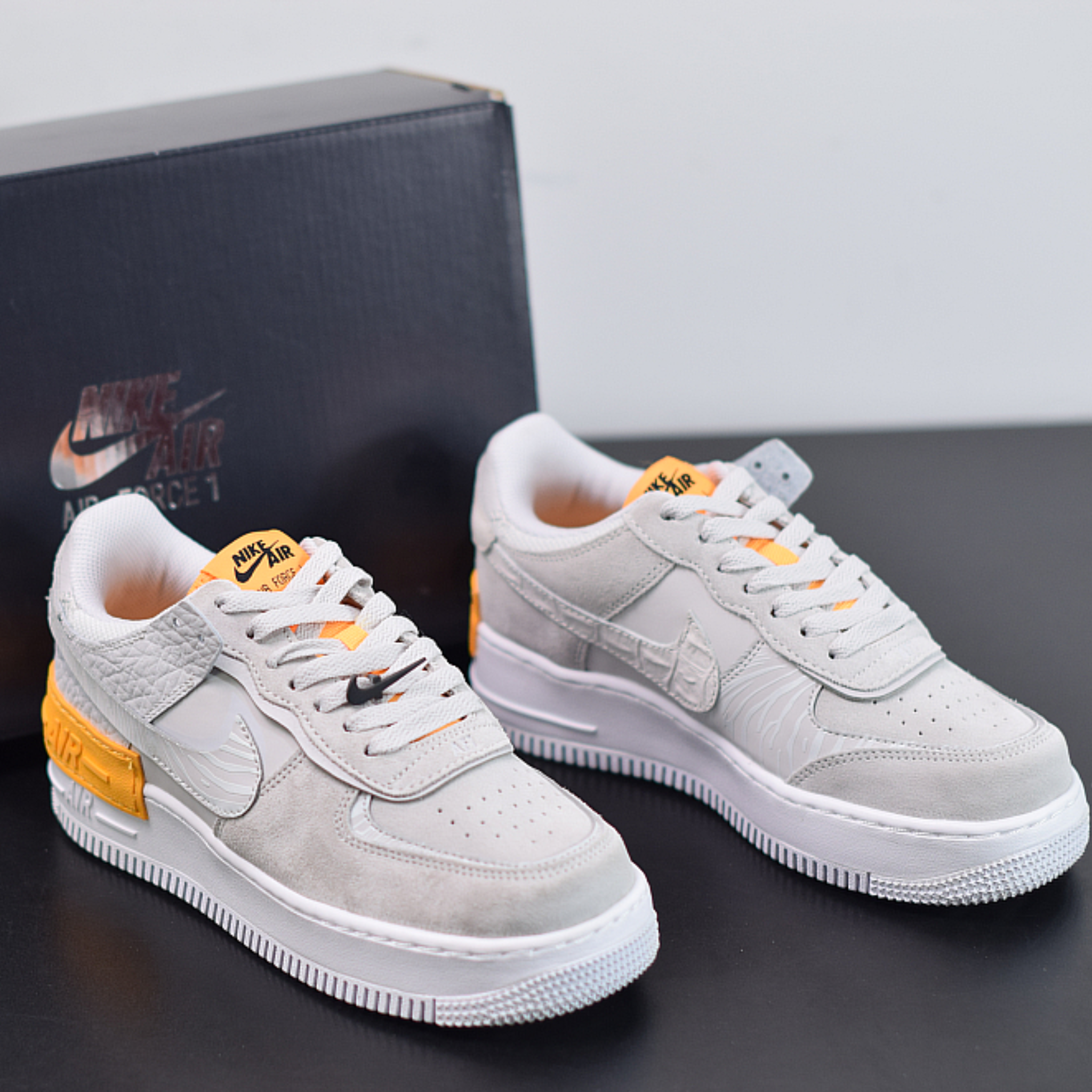 Air force 1 shadow vast grey orange hotsell