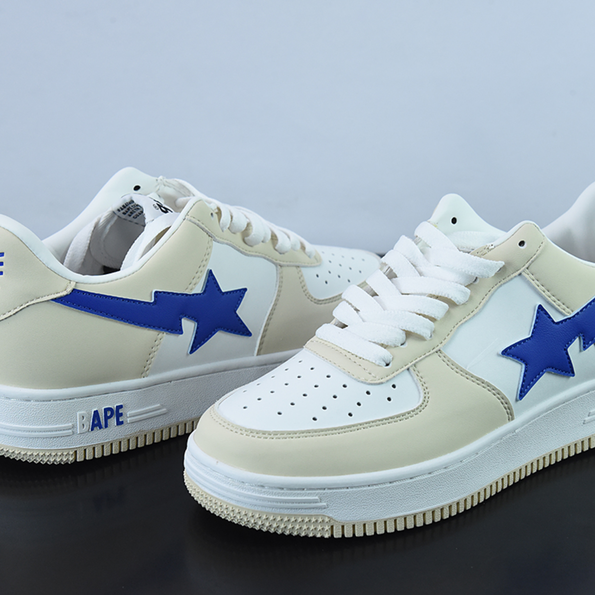 A Bathing Ape Bape Sta "Beige/Blue"