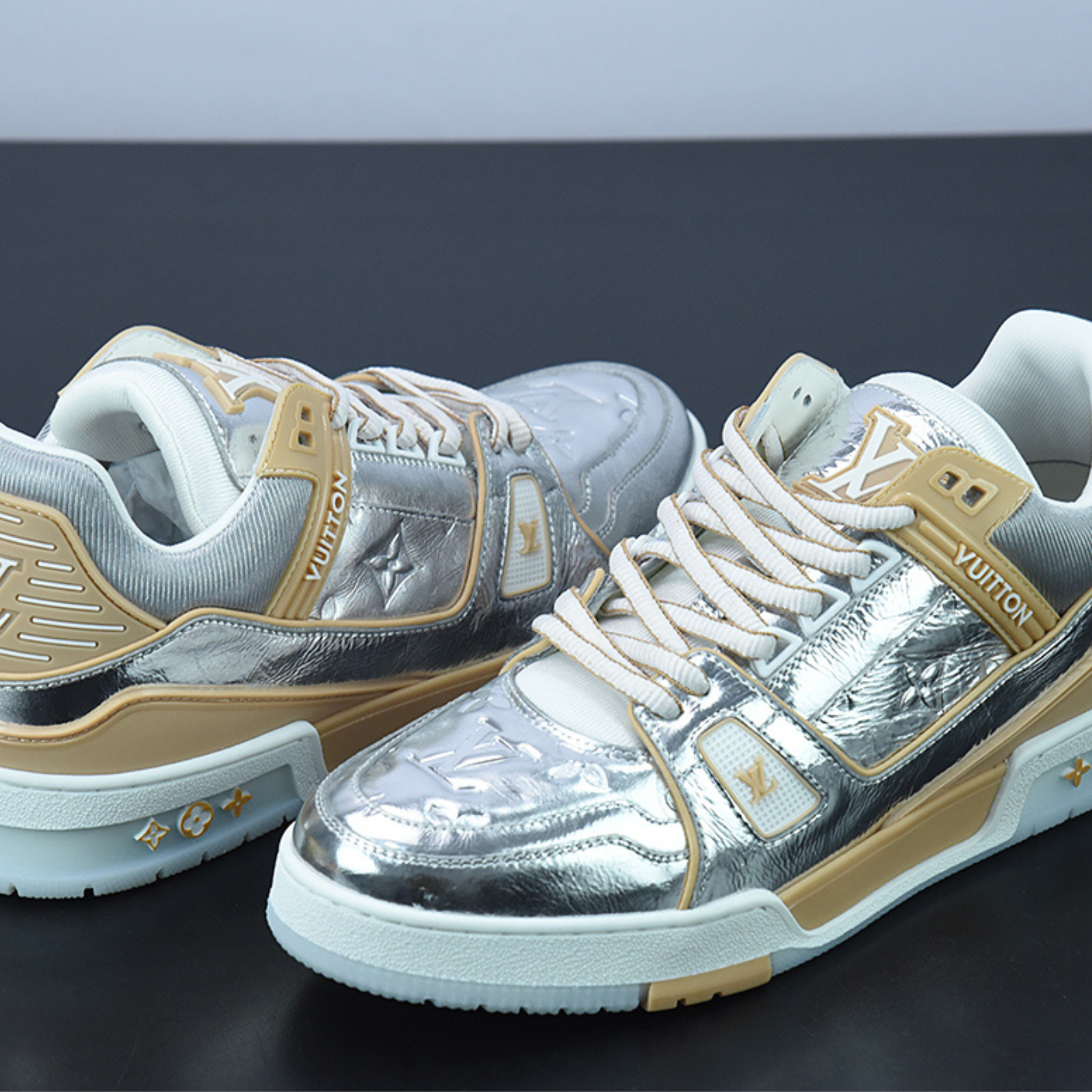 Louis Vuitton Trainer "Metallic Monogram"