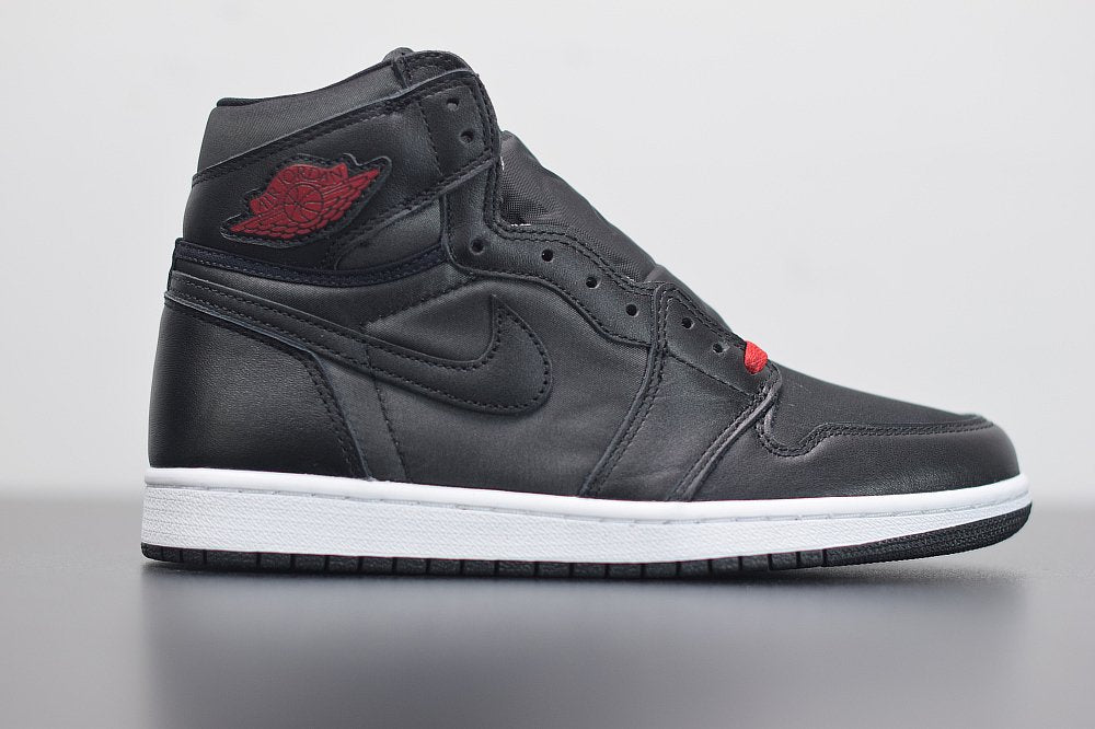 Nike Air Jordan 1 Retro High "Black Satin Gym Red"
