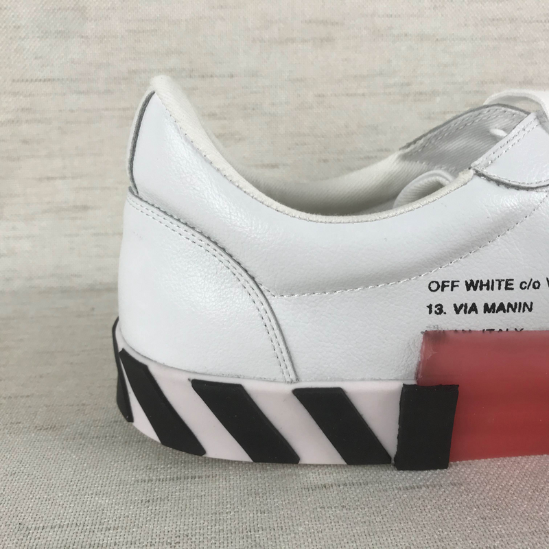 Off White Shoes Vulcanized "Black/White"
