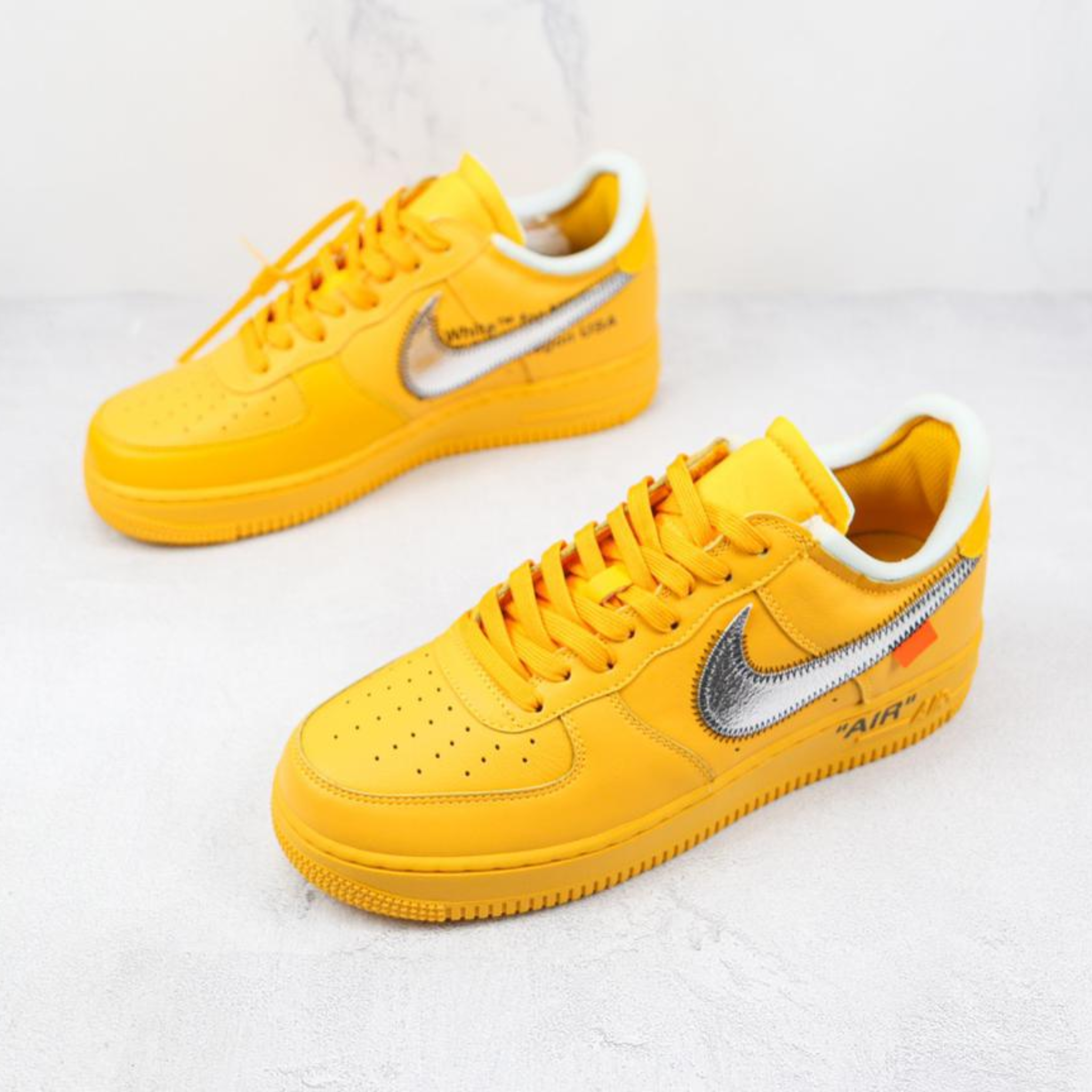 Off-White x Nike Air Force 1 "MCA Yellow"