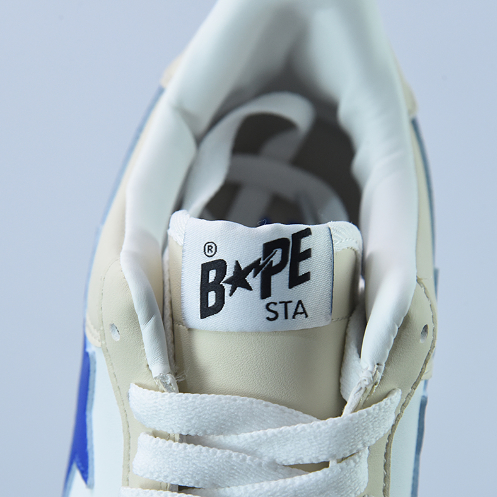 A Bathing Ape Bape Sta "Beige/Blue"