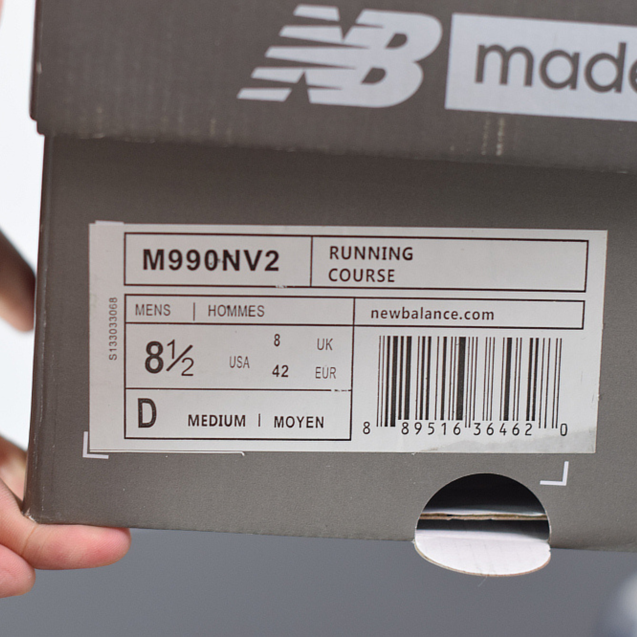 New Balance 990NV2 "Navy"