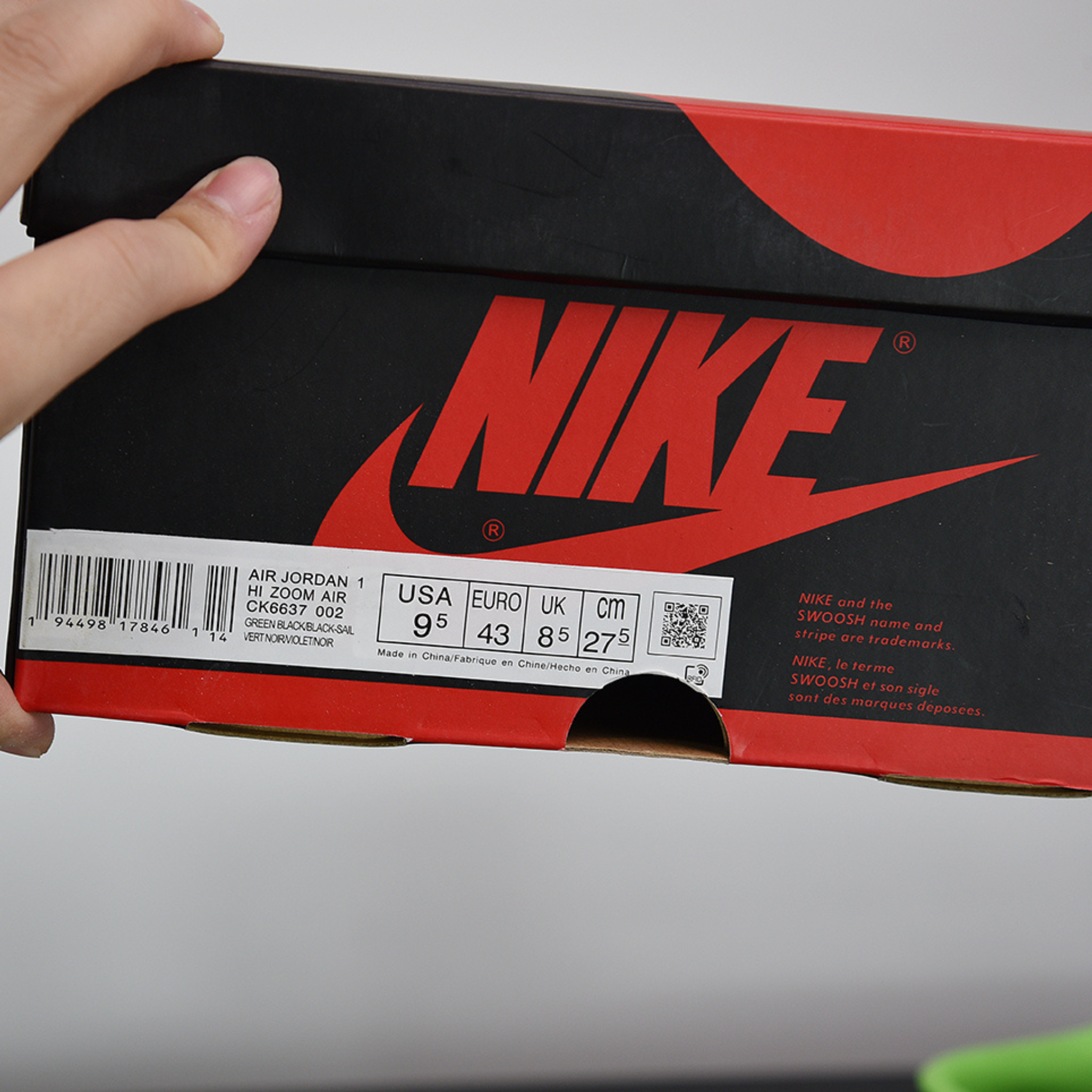 Nike Air Jordan 1 Retro High Zoom "Zen Green"