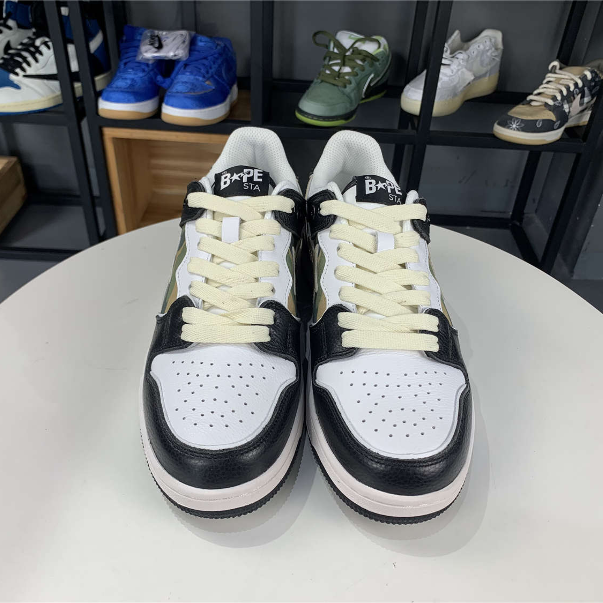 A Bathing Ape Bape SK8 Sta "Black"