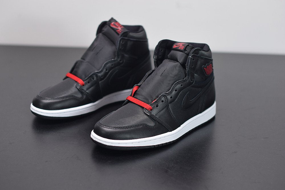 Nike Air Jordan 1 Retro High "Black Satin Gym Red"