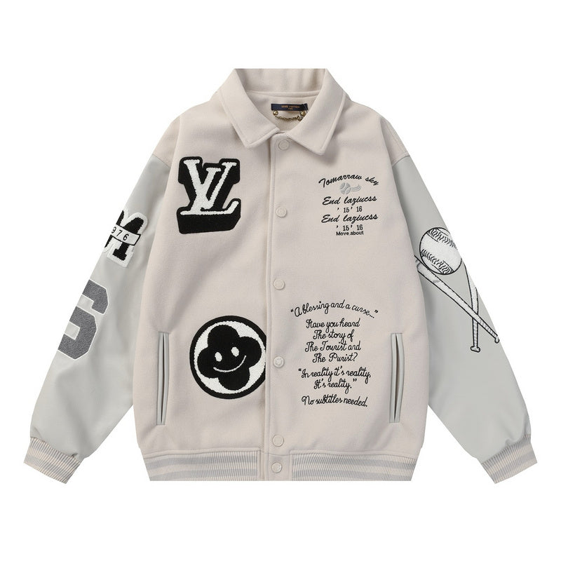 Varsity Jacket | Louis Vuitton | Gray