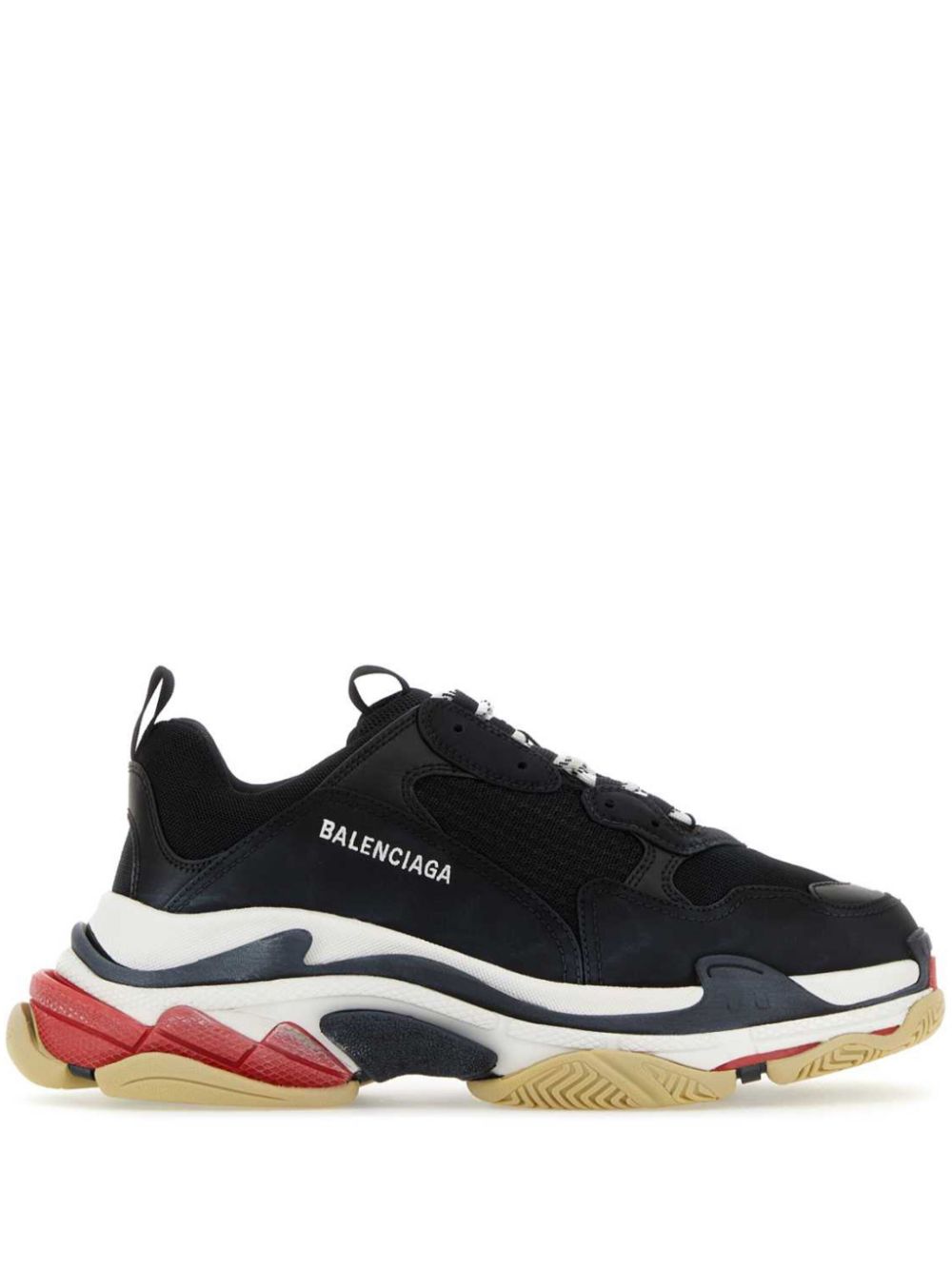 Balenciaga Triple S Black White Red