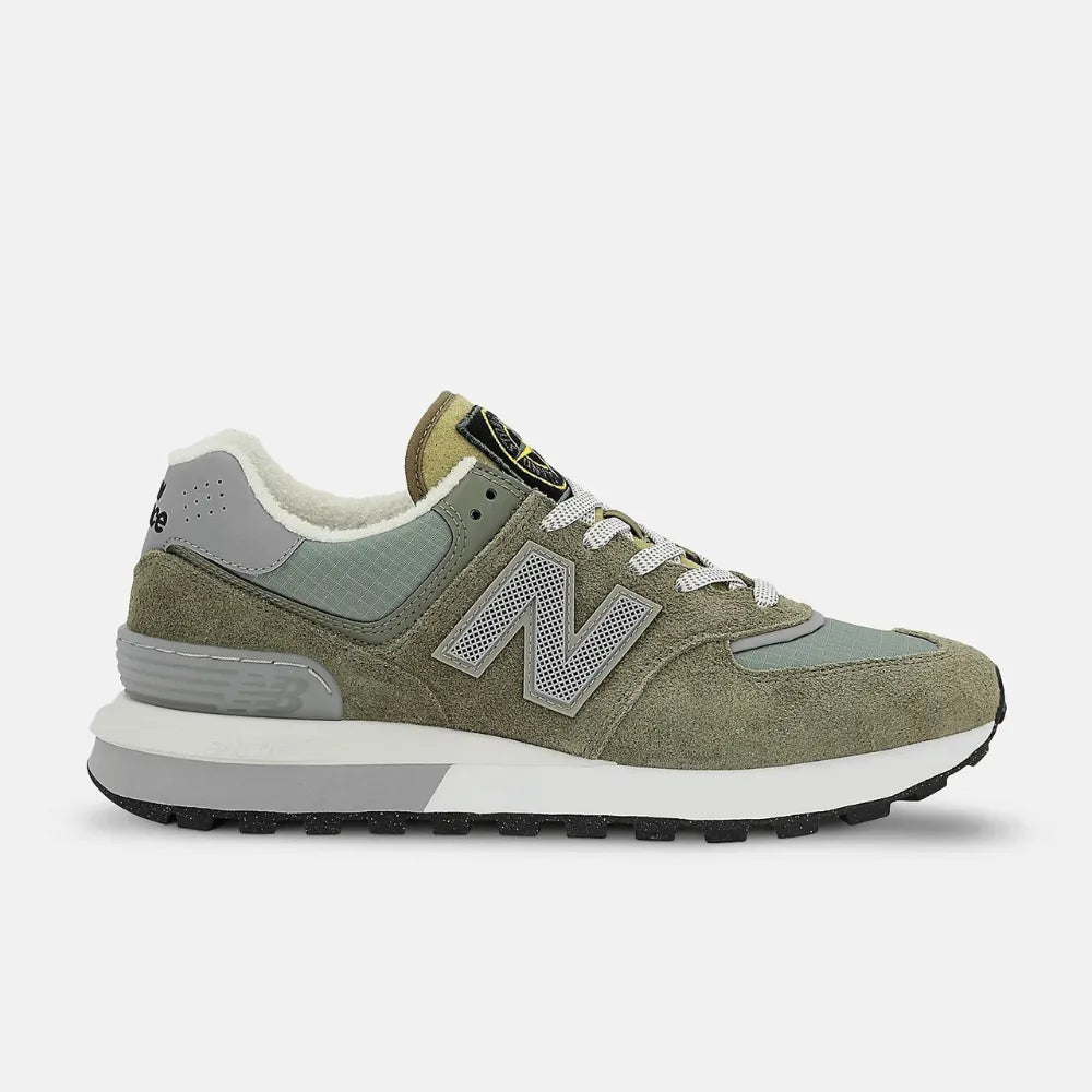 Stone Island x New Balance 574 Legacy Green