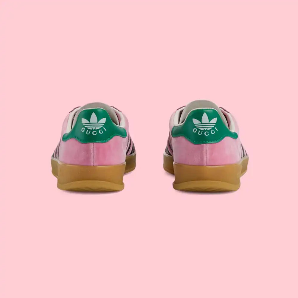 Gucci x Adidas Gazelle Pink Velvet