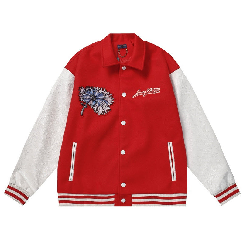 Varsity Jacket | Louis Vuitton | White Red